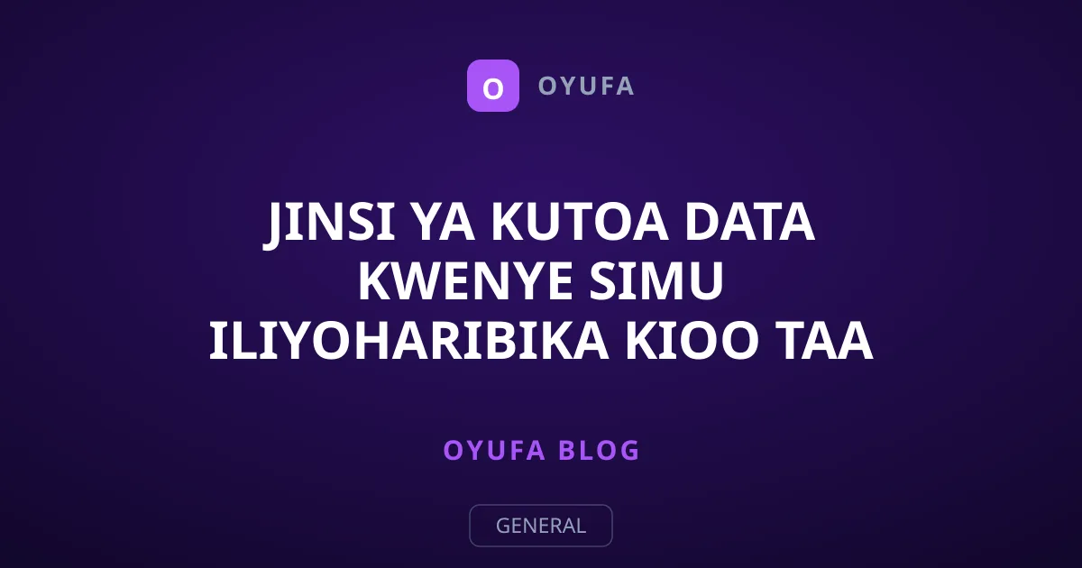 Jinsi ya Kutoa Data Kwenye Simu Iliyoharibika Kioo Taa